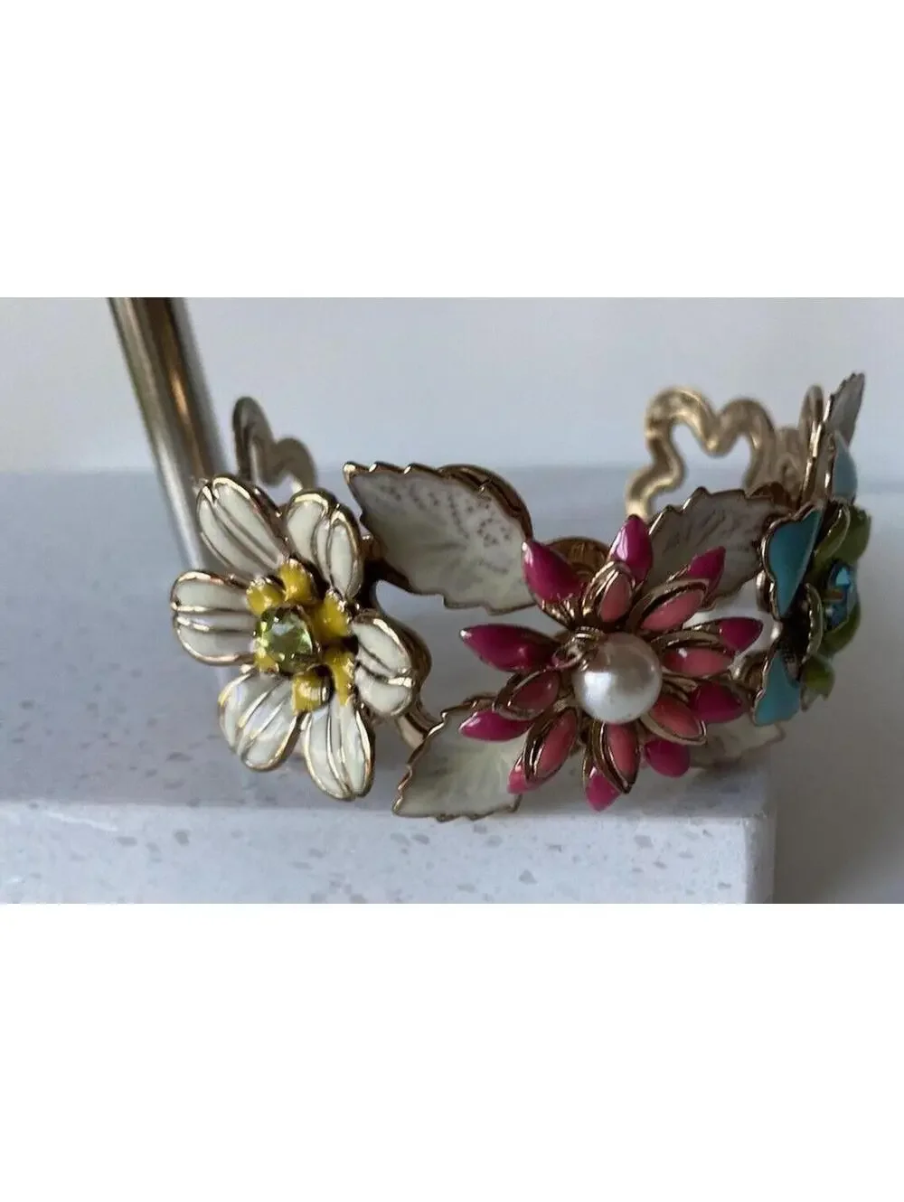 Flower Bracelet Women’s Floral Charm Costume